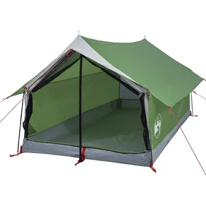 Comparateur de prix : Vidaxl - Tente de camping 2 personnes vert 193x122x96 cm taffetas 185T