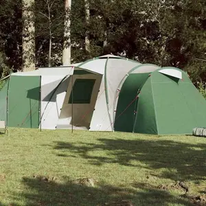 Comparateur de prix : vidaXL Vidaxl Tente Familiale À Dôme 12 Personnes Vert Imperméable
