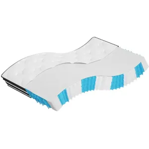 vidaXL Matelas à ressorts ensachés moyen 100x200 cm pas cher