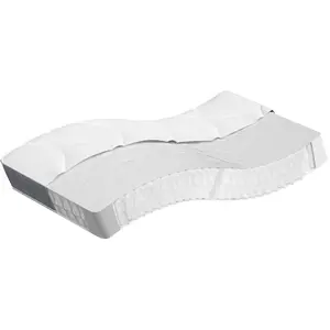 vidaXL Matelas à ressorts ensachés pour enfants moyen 80x160 cm pas cher