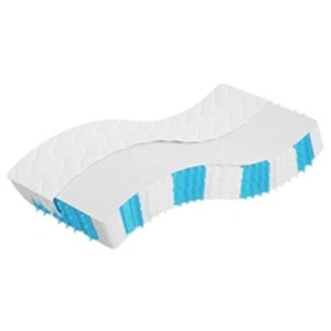 vidaXL Matelas à ressorts ensachés dureté moyenne 90x200 cm pas cher