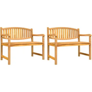 vidaXL Ensemble à manger de jardin 5pcs Bois de teck massif pas cher