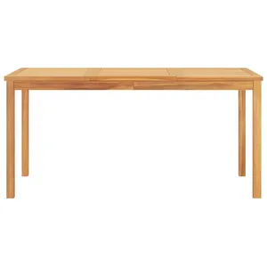 vidaXL Ensemble à manger de jardin 7 pcs Bois de teck solide pas cher