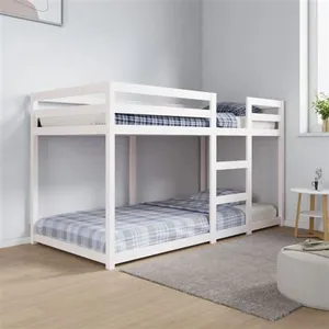 Comparateur de prix : vidaXL Lit superposé Blanc 90x190 cm Bois de pin massif