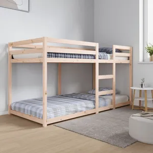 Comparateur de prix : vidaXL Lit superposé 90x200 cm Bois de pin massif