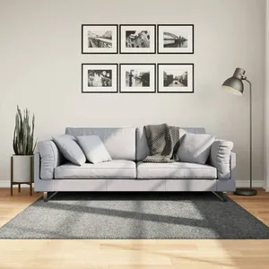 Comparateur de prix : Vidaxl - Tapis shaggy pamplona poils longs moderne vert 160x160 cm