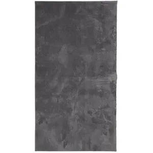 Comparateur de prix : vidaXL Tapis HUARTE à poils courts doux et lavable anthracite 80x150cm