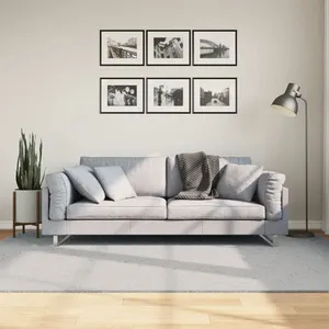Comparateur de prix : vidaXL Tapis HUARTE à poils courts doux et lavable gris 160x230 cm