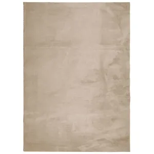 Comparateur de prix : vidaXL Tapis HUARTE à poils courts doux et lavable sable 200x280 cm