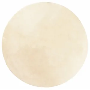 Comparateur de prix : vidaXL Tapis HUARTE à poils courts doux et lavable crème Ø 120 cm