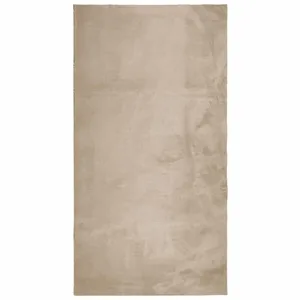 Comparateur de prix : vidaXL Tapis HUARTE à poils courts doux et lavable sable 60x110 cm