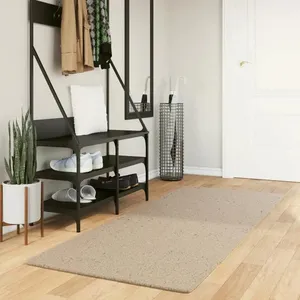 Comparateur de prix : vidaXL Tapis HUARTE à poils courts doux et lavable sable 80x200 cm