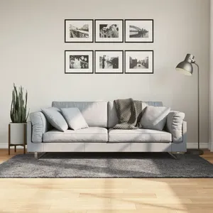 Comparateur de prix : vidaXL Tapis HUARTE à poils courts doux lavable anthracite 120x170 cm
