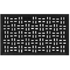 vidaXL Paillasson rectangulaire 45x75 cm caoutchouc pas cher