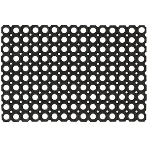 Comparateur de prix : vidaXL Paillasson rectangulaire 40x60 cm caoutchouc