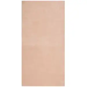 vidaXL Tapis HUARTE à poils courts doux lavable rouge clair 100x200 cm pas cher