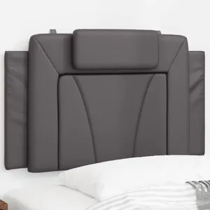 Comparateur de prix : vidaXL Coussin de tête de lit gris 80 cm similicuir