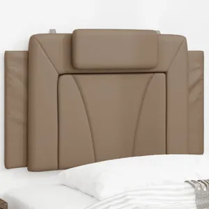 vidaXL Coussin de tête de lit cappuccino 80 cm similicuir pas cher