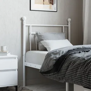 Comparateur de prix : vidaXL Tête de lit métal blanc 75 cm