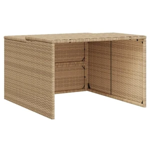 Comparateur de prix : Vidaxl garage pour robot tondeuse beige 86x90x5257 cm résine tressée
