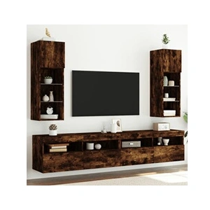Comparateur de prix : vidaXL Meubles TV avec Lumières LED 2 pcs, Armoires de Télévision Murales, Meubles Télé avec Rangement Salon Salle de 837010
