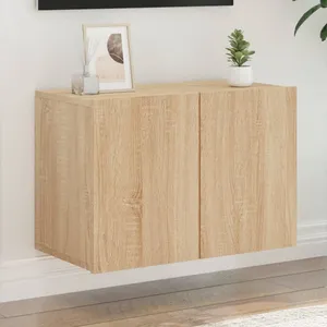 vidaXL Meuble TV mural chêne sonoma 60x30x41 cm pas cher