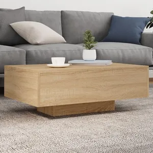 Tables Gigognes En Bois De Manguier Brut - Lot De 2 Tables Basses Design Pour Salon, Canapé, Rangement Pratique