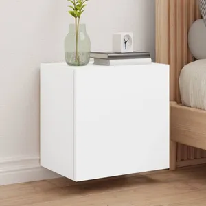 Comparateur de prix : vidaXL Meubles TV muraux 2 pcs blanc 40,5x30x40 cm bois d'ingénierie