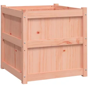 vidaXL Jardinière 60x60x60 cm bois massif douglas pas cher