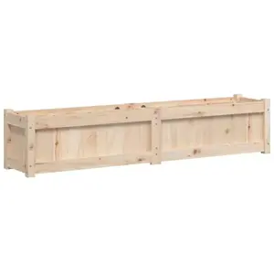 Comparateur de prix : vidaXL Jardinière 150x31x31 cm bois de pin massif