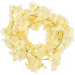 vidaXL Guirlandes de fleurs artificielles 6 pcs champagne 180 cmVendu parvidaxl