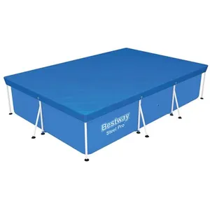 Comparateur de prix : Couverture de piscine Flowclear 304x205x66 cm Bestway Bleu