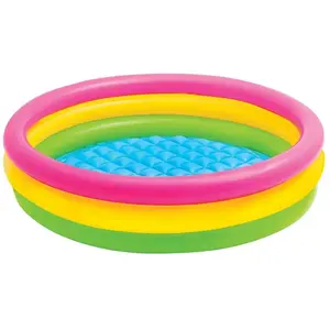 Comparateur de prix : Intex Intex Piscine gonflable Sunset 3 anneaux 147x33 cm