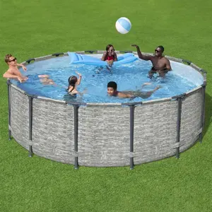 Comparateur de prix : Bestway Bestway Piscine Power Steel 427x122 cm