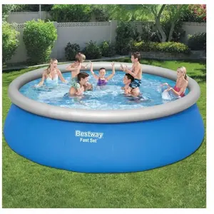 Comparateur de prix : Bestway Ensemble de piscine gonflable ronde Fast Set 457x122 cm TU