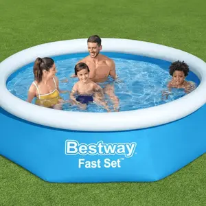 Comparateur de prix : Bestway Bestway Piscine gonflable ronde 244x66 cm 57265