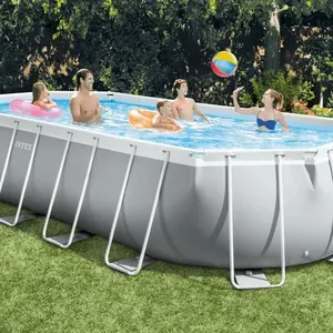 Comparateur de prix : Intex Intex Ensemble de piscine ovale 610x305x122 cm 26798GN