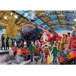 Jumbo Falcon Santa at the Station pas cher