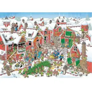 Jumbo Jan van Haasteren, Le village du Père Noël, puzzle de 1000 pièces pas cher