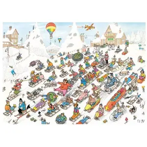 Jumbo JAN VAN HAASTEREN - DESCENTE EFFRENÉE DE LA MONTAGNE  (1000 PIECES)