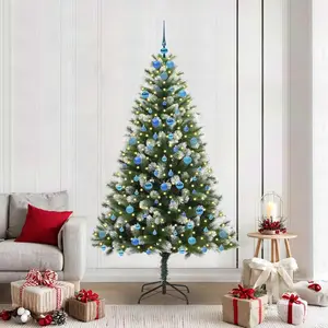 Prolenta Maison Exclusive - Sapin de Noël artificiel pliable avec effe... pas cher