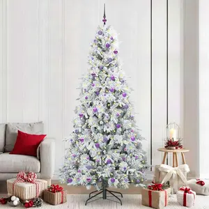 Prolenta Arbre de Noël blanc pliable, de qualité supérieure, hauteur 2... pas cher