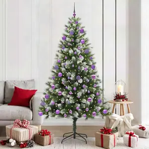 Prolenta Maison Exclusive - Sapin de Noël artificiel pliable avec effe... pas cher