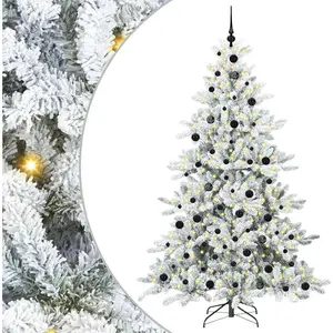 Prolenta Arbre de Noël blanc pliable, de qualité supérieure, en PVC et... pas cher