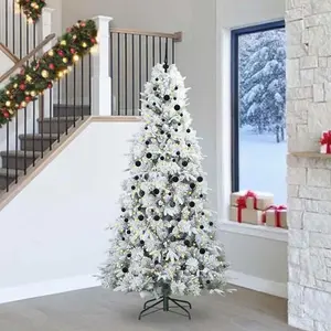 Prolenta Arbre de Noël blanc pliable, de qualité supérieure, hauteur 2... pas cher