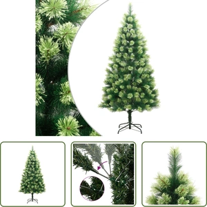 The Living Store Sapin de Noël artificiel pliable avec support 150 cm pas cher