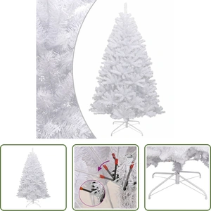 The Living Store Sapin de Noël artificiel pliable enneigé 180 cm pas cher