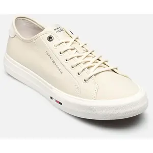 TH HI VULC STREET CA par Tommy Hilfiger Beige 40 Homme pas cher