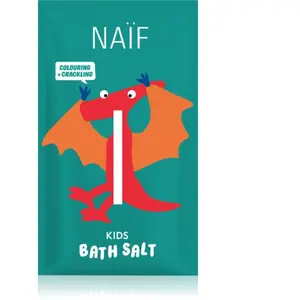 Naif Kids Bath Salt sels de bain colorés pour enfant 40 g pas cher