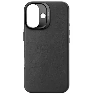 Comparateur de prix : Coque pour iPhone 16 Antichocs en Cuir Compatible MagSafe Decoded Noir